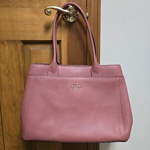 Coach Pink Tote Bag